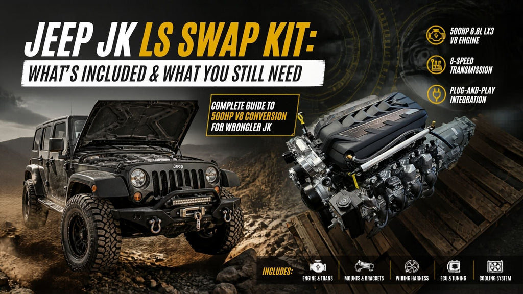 Jeep JK LS Swap Kit: What’s Included & What You Still Need – Bruiser ...